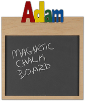 Name Memo Board in Natural Maple