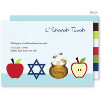 Sweet Family Greetings Jewish New Year Cards