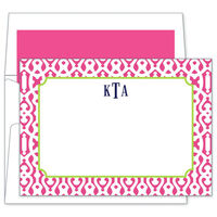 Cameron Raspberry Flat Note Cards