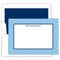 Kent Stripe Cornflower Flat Note Cards