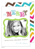 Bubbly Holiday Photo Cards