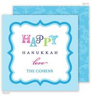 Posh Hanukkah Enclosure Cards