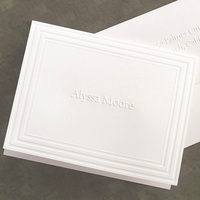 Classic Frame with Cartier Name Foldover Note Cards