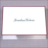 Claret Silhouette Note Cards