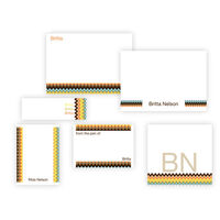 Serenity Chevron Post-it® Notes Ensemble