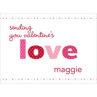 Love Valentine Exchange Cards