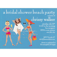 Bridal Beach Party Invitations