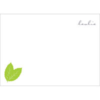 Mint Leaf Flat Note Cards