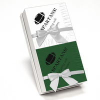 Green and White Team Spirit Napkin Gift Set