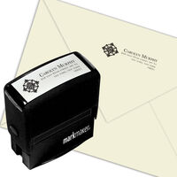 Ornate Address Self-Inking Stamper