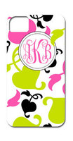 Pink & Green Spring iPhone Hard Case