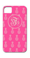 Pink Pineapple iPhone Hard Case