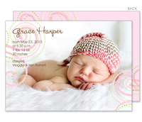 Grace Photo Birth Announcements