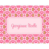 Hearts Galore Foldover Note Cards