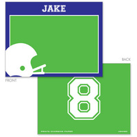 Football Flat Note Cards