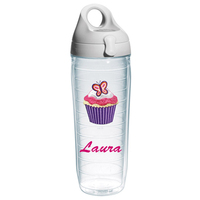 Butterfly Cupcake Personalized Tervis Water Bottle
