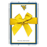 West Virginia University Memo Sheets with Acrylic Holder