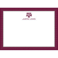 Texas A & M University Dotty Flat Note Cards