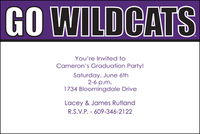 Kansas State Go Wildcats Invitations