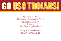 University of Southern California Go USC Trojans Invitations