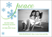 Peace Holidays Photo Cards