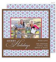 Winter Dot Photo Holiday Cards