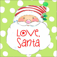 Jolly St. Nick Gift Stickers