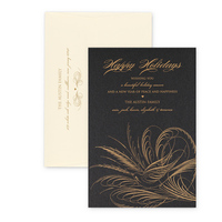 Calligraphy Plume Holiday Cards