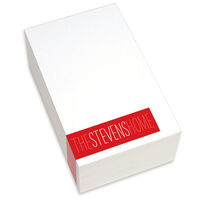 Brooke's Blossoms Red Statement Chunky Notepads