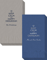 Keep Calm and Happy Hanukkah Guest Towels