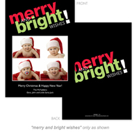 Merry and Bright 4-Photo Holiday Cards