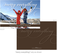 Merry Everything Swash Photo Holiday Cards