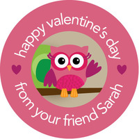 Owl Be Your Friend Valentine Seals