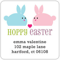 Hoppy Easter Address Labels