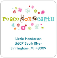 Peace On Earth Address Labels
