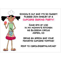 The Cupcakes Birthday Invitations