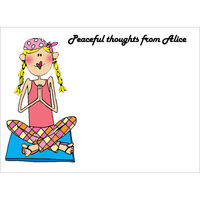 The Yoga Girl Flat Note Cards