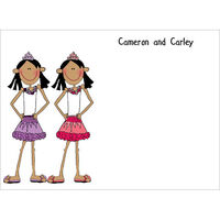 Double Trouble Flat Note Cards