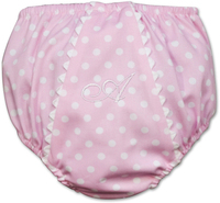 Pique Pink Polka Dot Diaper Cover
