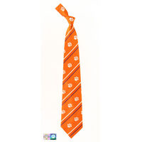 Clemson University Cambridge Striped Silk Necktie
