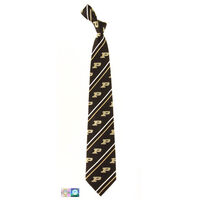 Purdue University Cambridge Striped Silk Necktie