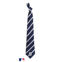 Detroit Tigers Striped Woven Necktie