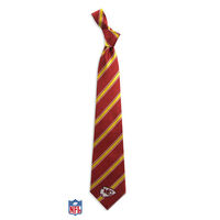Kansas City Chiefs Striped Woven Necktie