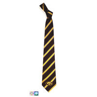 University of Iowa Striped Woven Necktie
