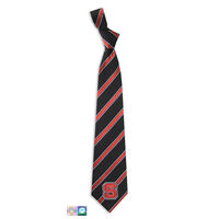 North Carolina State University Striped Woven Neckties