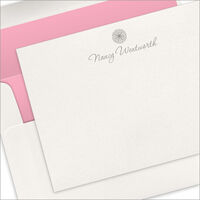 Daisy Letterpress Flat Note Cards