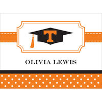 Tennessee Dotted Border Foldover Note Cards