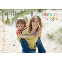 Merry and Bright Photo Holiday Cards