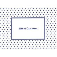 Tiny Polka Dot Petite Folded Note Cards - Letterpress