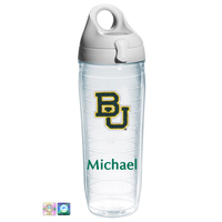 Baylor University Personalized Chenille Water Bottle